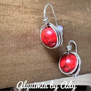 Alquimia Red Earrings